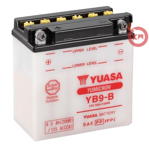 Batteria yuasa yb9 - yuasa, originale