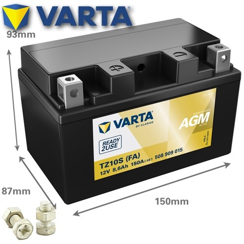 Batteria moto varta tz10s - moto, (fa)
