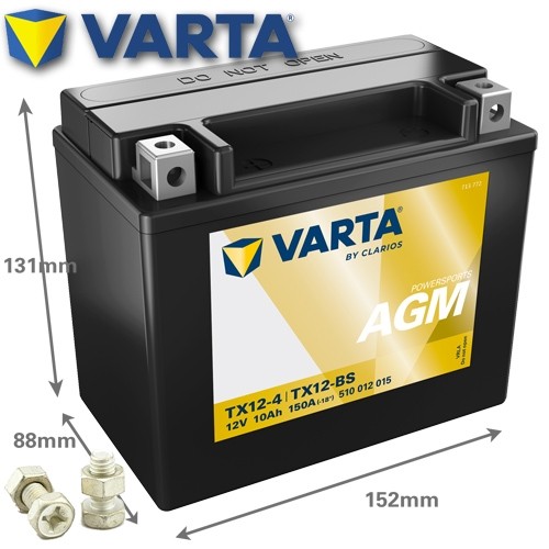 Batteria moto varta - moto, tx12-bs