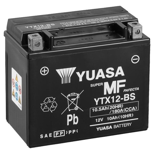 Batteria moto yuasa ytx12 - batteria,
