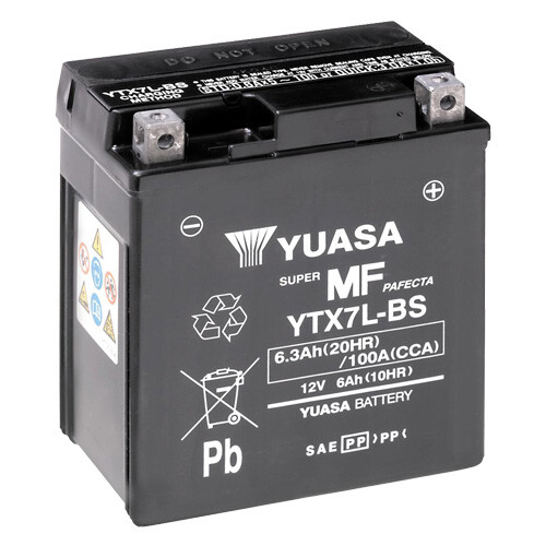 Batteria moto yuasa ytx7l - moto, ytx7l-bs