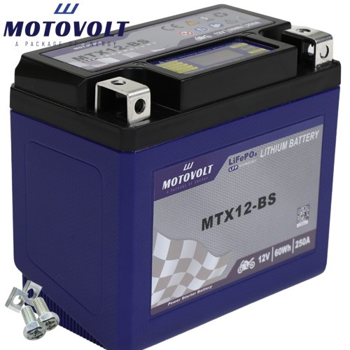 Batteria moto motovolt litio - batteria,