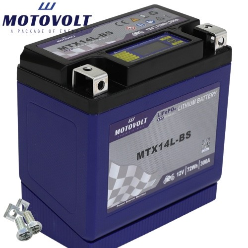 Batteria moto motovolt - batteria, litio